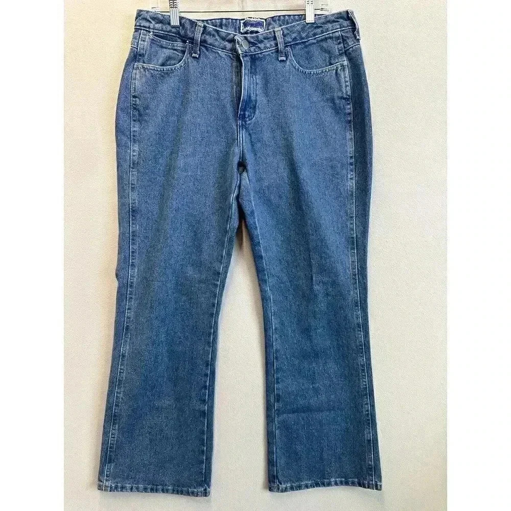 Vintage‎ Wrangler Cowboy Western Medium Wash Denim Jeans Women's 11/12X30